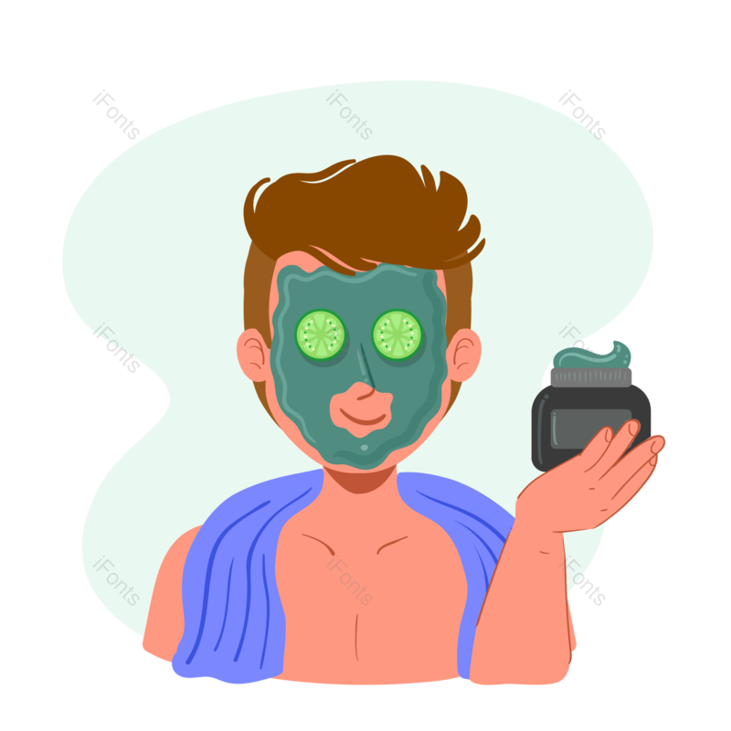 护理图片,男士元素,化妆品PNG,美妆免抠素材